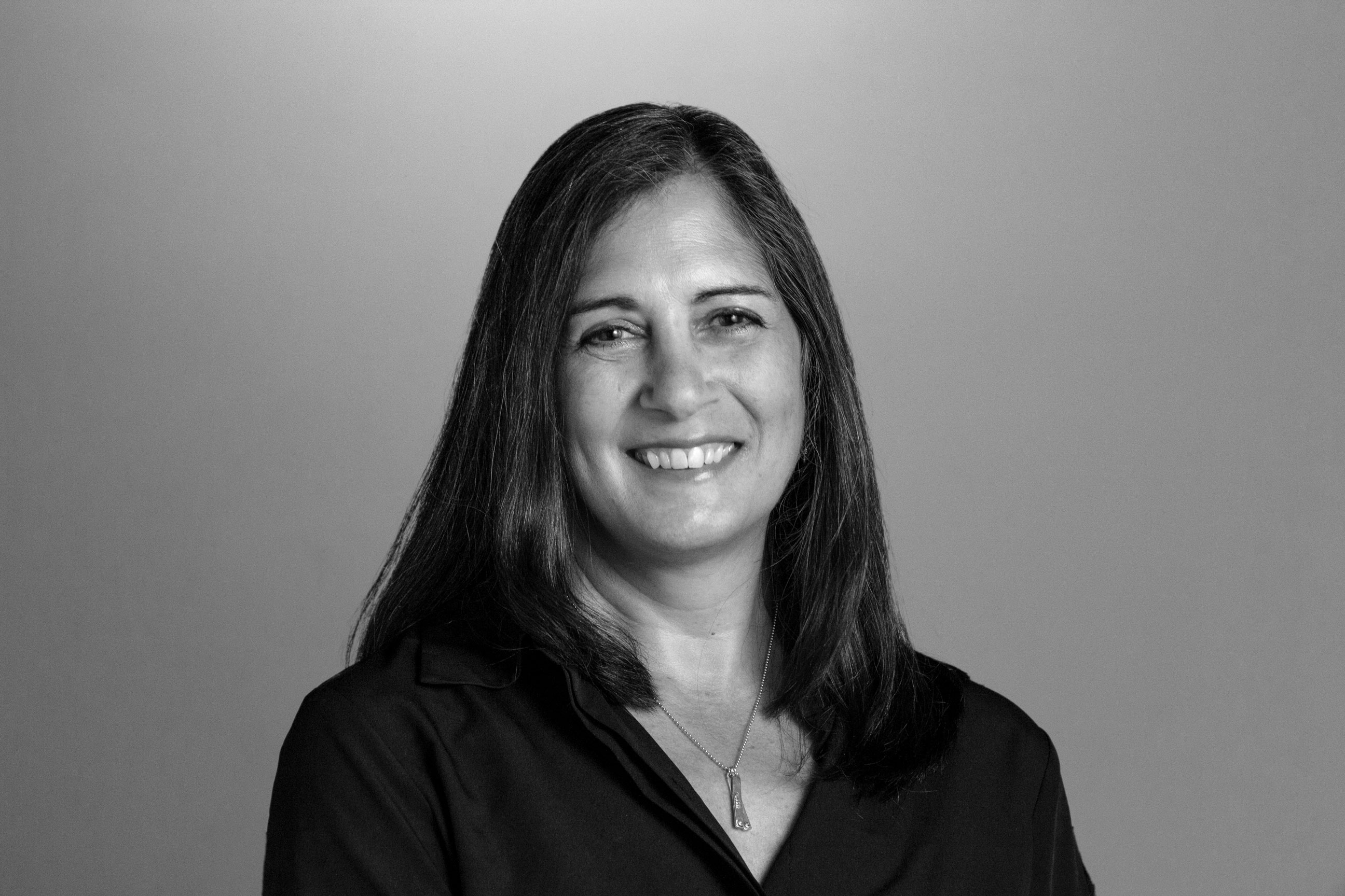 Diane headshot black and white